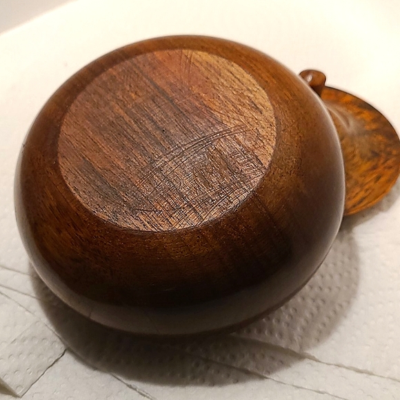 Hand Turned Wooden Trinket Box - Picture 3 of 4